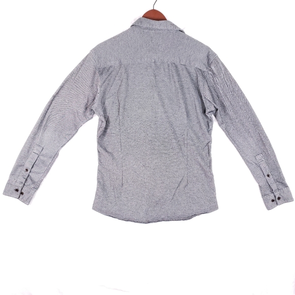 YoungLA Slim Fit Athletic Button Down Long Sleeve Dress Shirt Men L - Picture 8 of 8